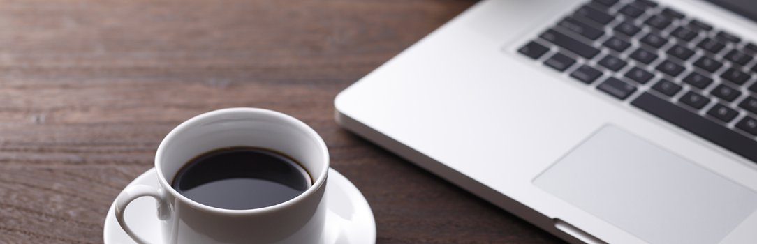 Office workplace table with supplies